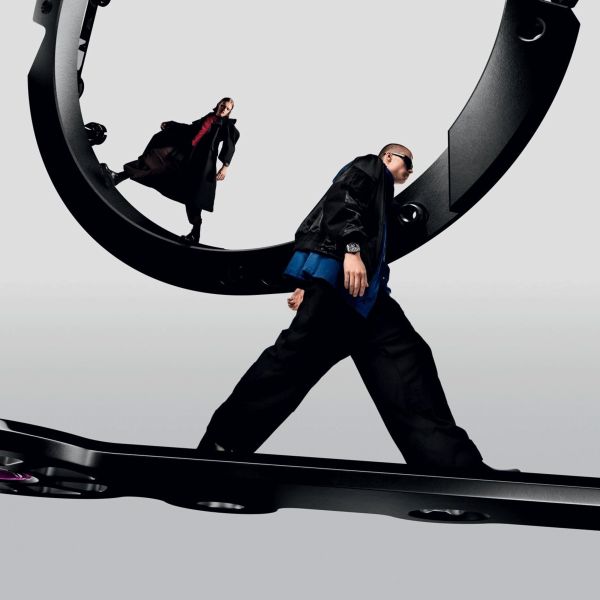 Hublot Big Bang Meca-10 Titanium mechanical watch skeleton dial black rubber strap 42 mm 444.NX.1170.RX