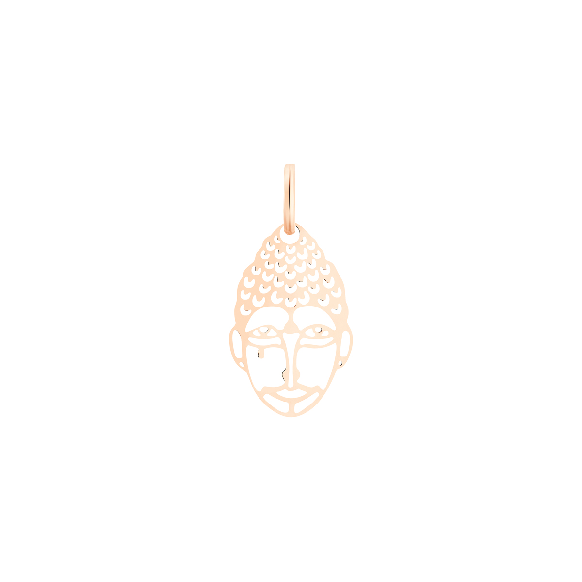 Ginette NY Mini Buddha charm pendant in rose gold
