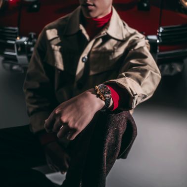 Montre TAG Heuer Carrera Chronosprint x Porsche Rallye Or Jaune automatique 42 mm CBS2041.EB0382