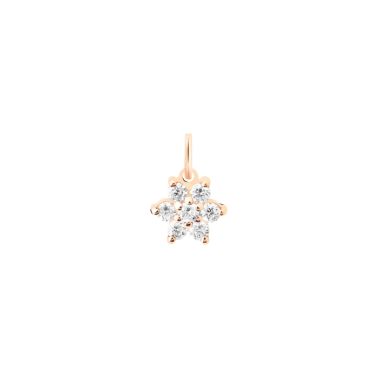 Pendentif Ginette NY Star charm en or rose et diamants