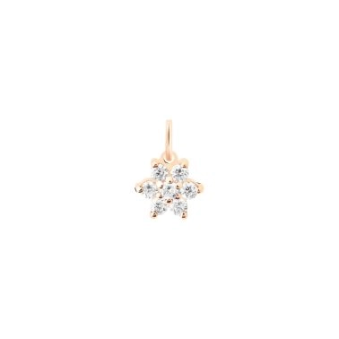 Pendentif Ginette NY Star charm en or rose et diamants