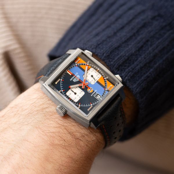 TAG Heuer Monaco Gulf Calibre 11 automatic 39 mm Full Set 2020