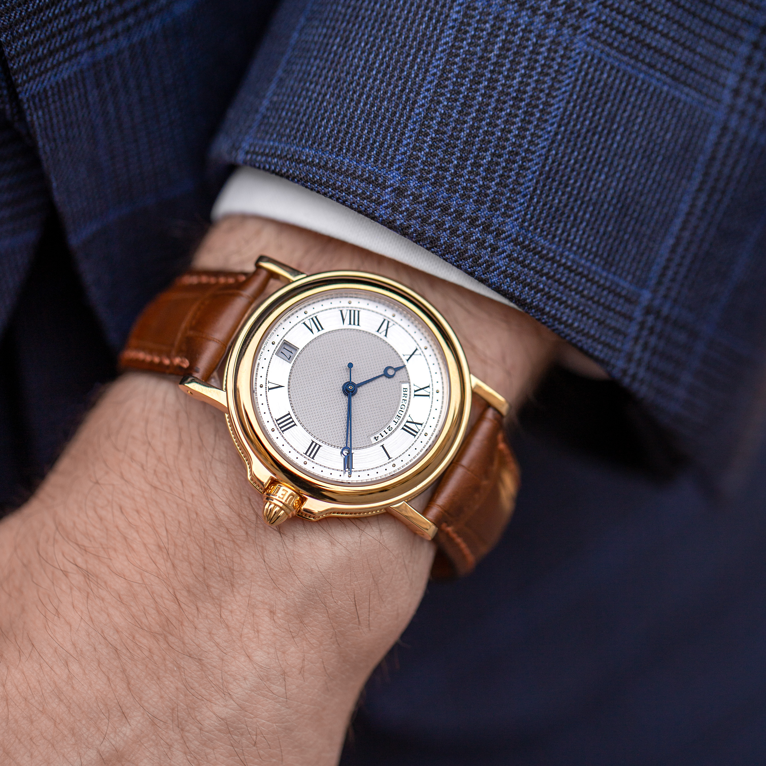 Breguet Marine 3400 yellow gold automatic 36 mm circa 1990