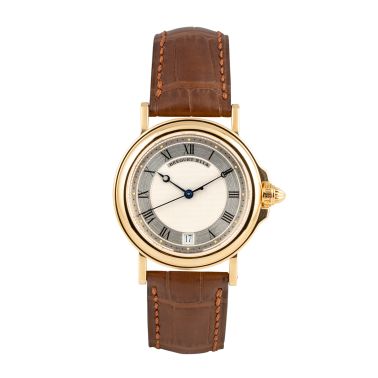 Montre Breguet Marine 3400 or jaune automatique 36 mm circa 1990