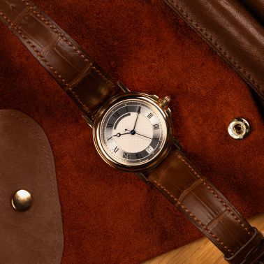 Montre Breguet Marine 3400 or jaune automatique 36 mm circa 1990