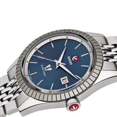 Rado HyperChrome Classic automatic watch blue dial steel bracelet 42 mm R33101203