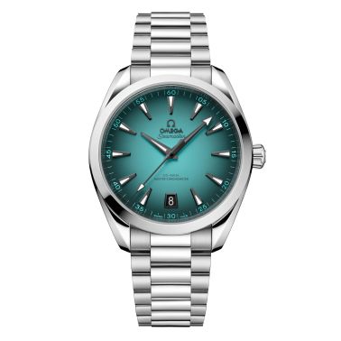 Omega Seamaster Aqua Terra 150m Co-Axial Master Chronometer turquoise dial steel bracelet 41 mm