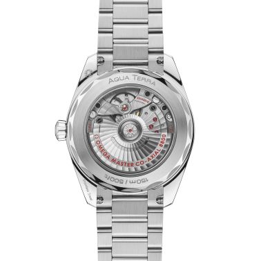 Montre Omega Seamaster Aqua Terra Shades 150m Co-Axial Master Chronometer cadran lavande bracelet acier 38 mm