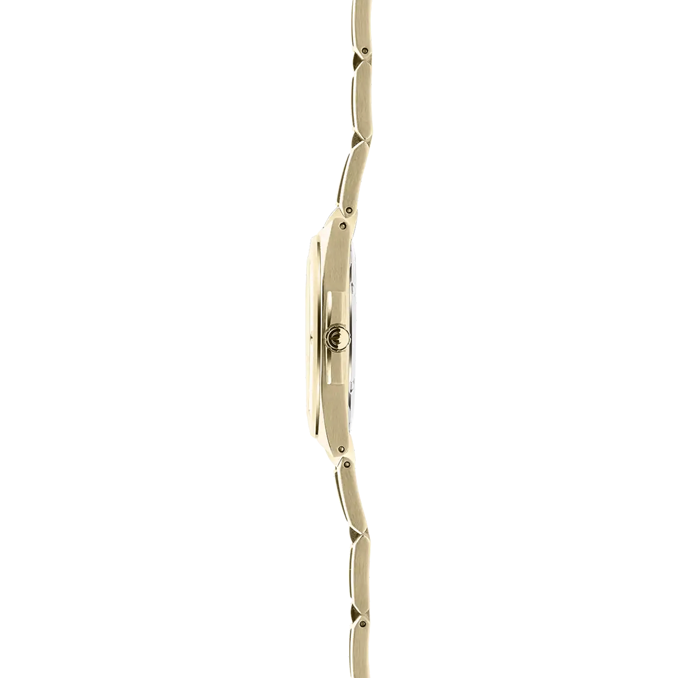 Montre Herbelin Cap Camarat PVD Or Jaune quartz cadran argent bracelet acier PVD 33 mm 14545BP1N11