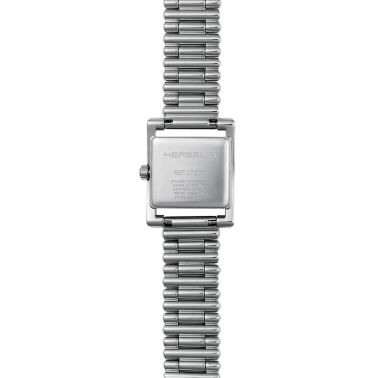 Herbelin Ve Avenue quartz watch silver dial steel bracelet 23.4 x 19 mm 17537B08