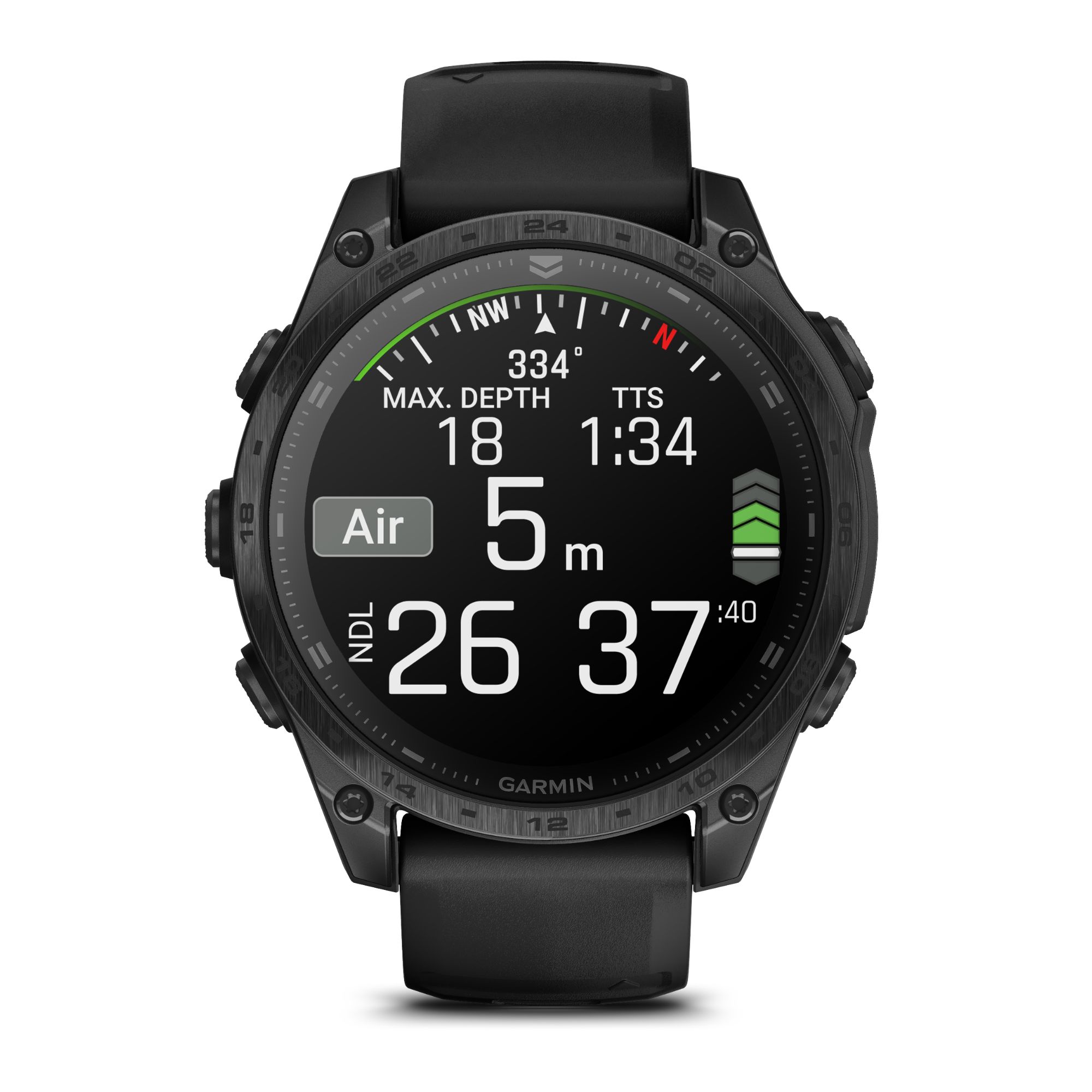 Montre Garmin Tactix 8 AMOLED bracelets nylon et silicone 47 mm - Avec calculateur Applied Ballistics Ultralight