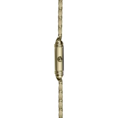 Montre Herbelin Art Déco quartz cadran argent bracelet acier PVD or jaune 17,8 x 19,40 mm 17438BP1N22