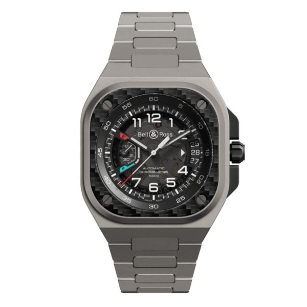 Montre Bell & Ross BR-X5 Racing automatique cadran noir bracelet titane 41 mm