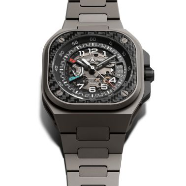 Bell & Ross BR-X5 Racing automatic black dial titanium bracelet 41 mm