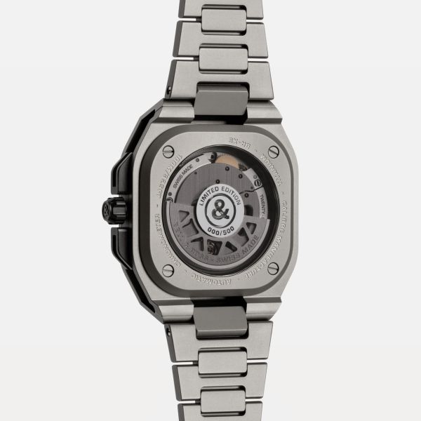 Bell & Ross BR-X5 Racing automatic black dial titanium bracelet 41 mm