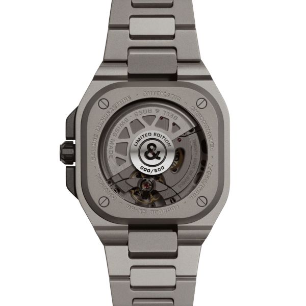 Bell & Ross BR-X5 Racing automatic black dial titanium bracelet 41 mm