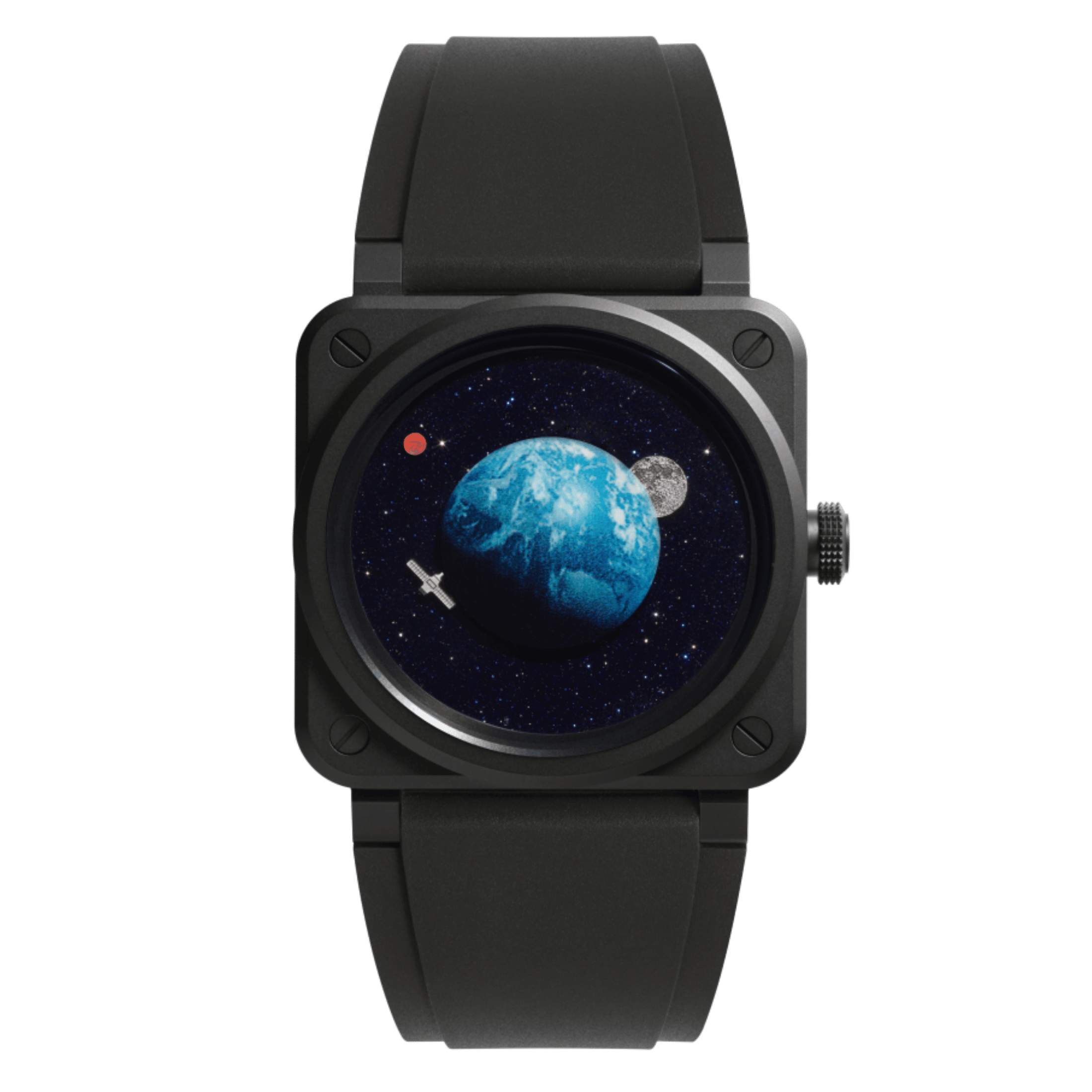 Bell & Ross BR-03 Astro automatic ceramic aventurine dial rubber strap 41 mm