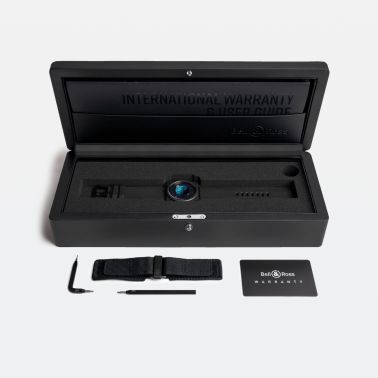 Bell & Ross BR-03 Astro automatic ceramic aventurine dial rubber strap 41 mm