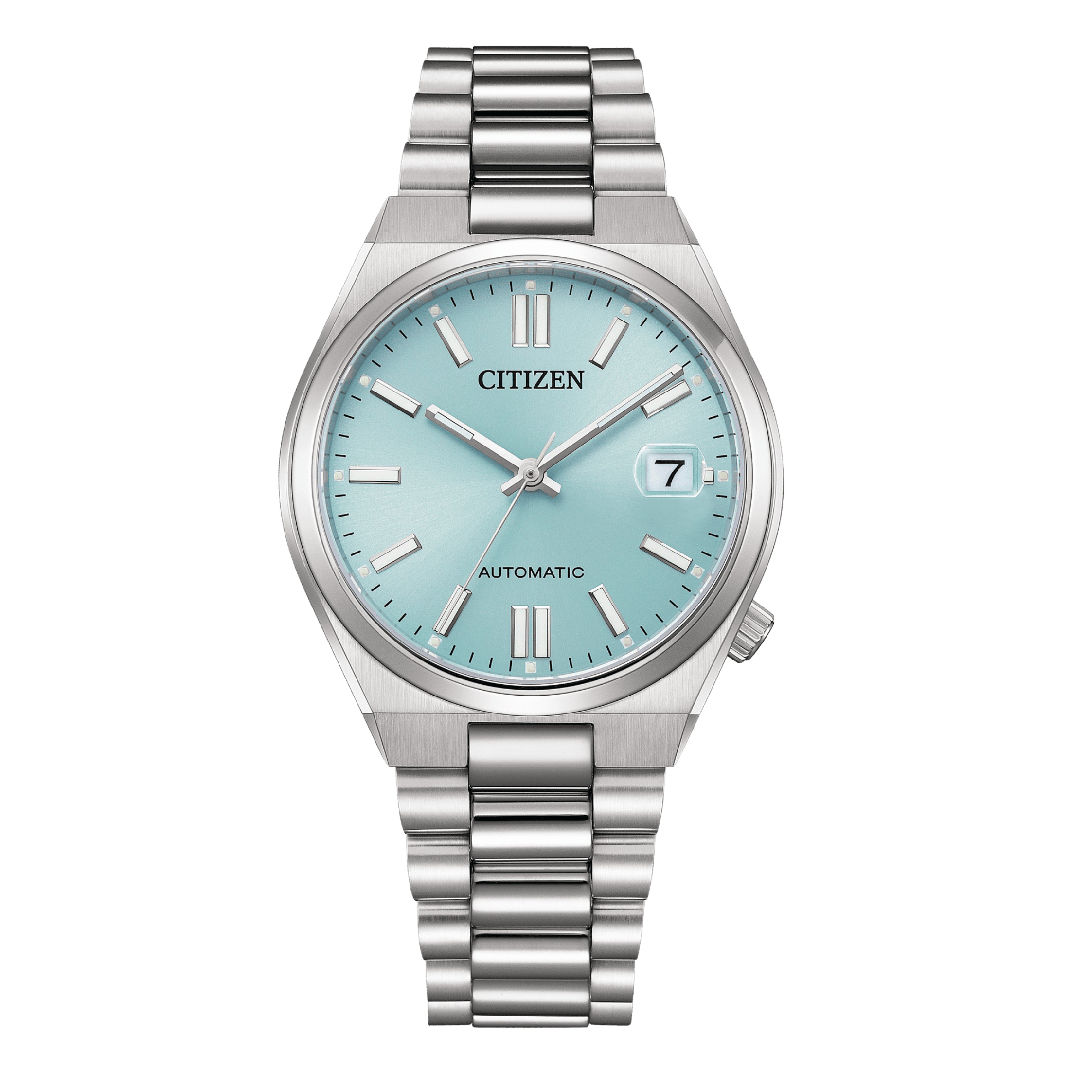 Citizen Tsuyosa 37 mm Ice Blue automatic blue dial steel bracelet 37 mm