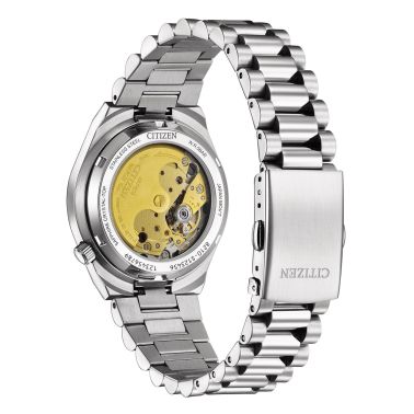 Montre Citizen Tsuyosa 37 mm Dark Green automatique cadran vert bracelet acier 37 mm