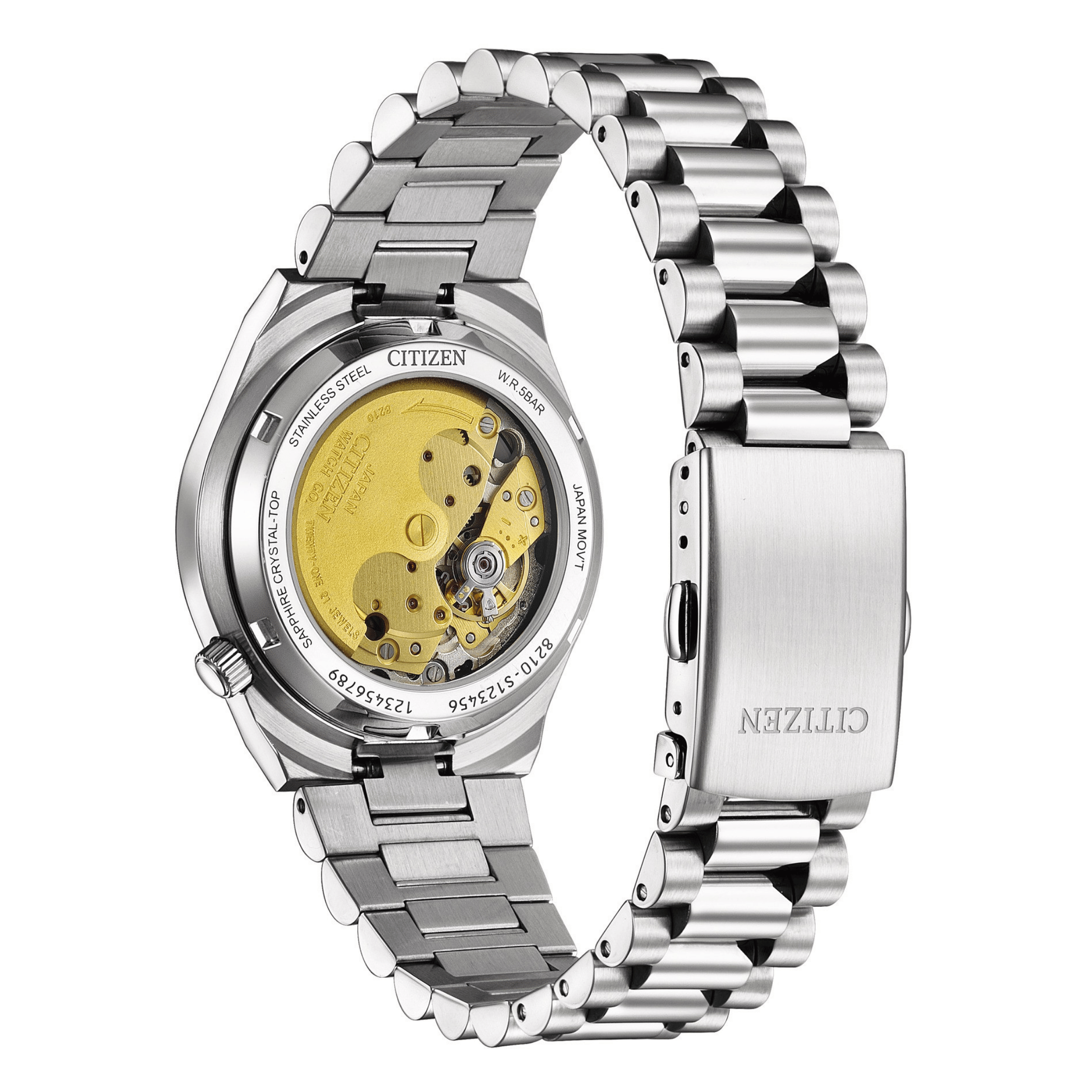 Citizen Tsuyosa 37 mm Dark Green automatic green dial steel bracelet 37 mm