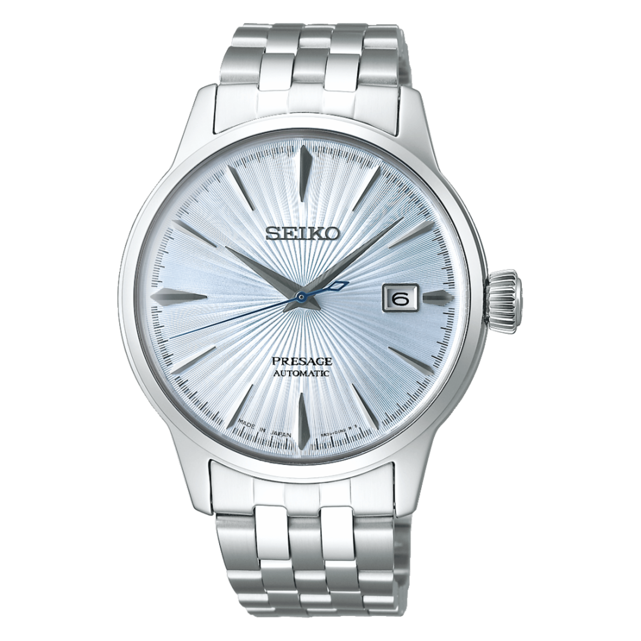 Seiko Presage Cocktail automatic blue dial steel bracelet 40,5 mm