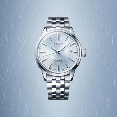 Seiko Presage Cocktail automatic blue dial steel bracelet 40,5 mm
