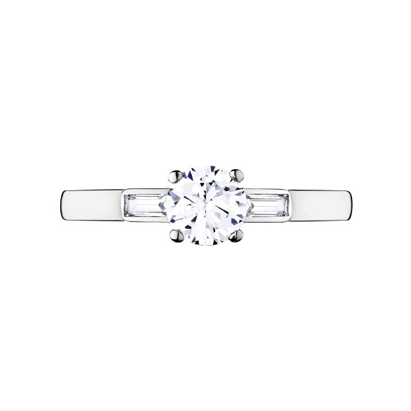 Solitaire Lepage Albert en or blanc diamants