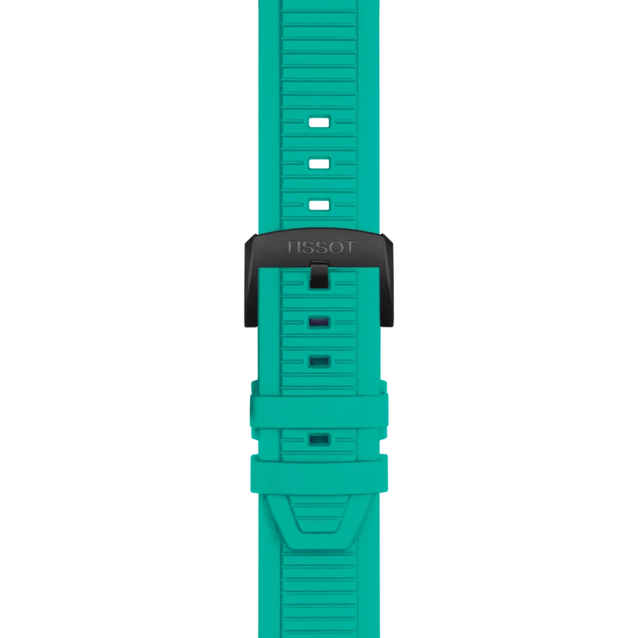 Tissot T-Sport T-Race Chronograph quartz watch black dial green rubber strap 45 mm T141.417.37.051.01