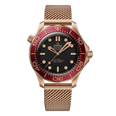 Omega Seamaster Diver 300m Bronze Gold Burgundy