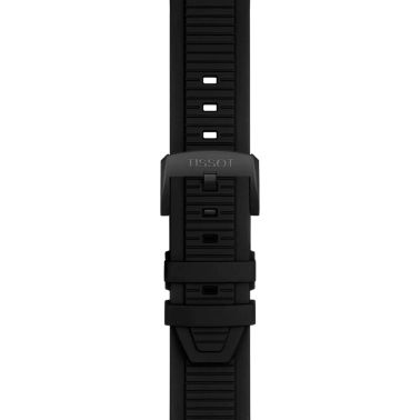 Montre Tissot T-Race MOTOGP Chronograph quartz cadran noir bracelet caoutchouc noir 45 mm T141.417.27.081.00