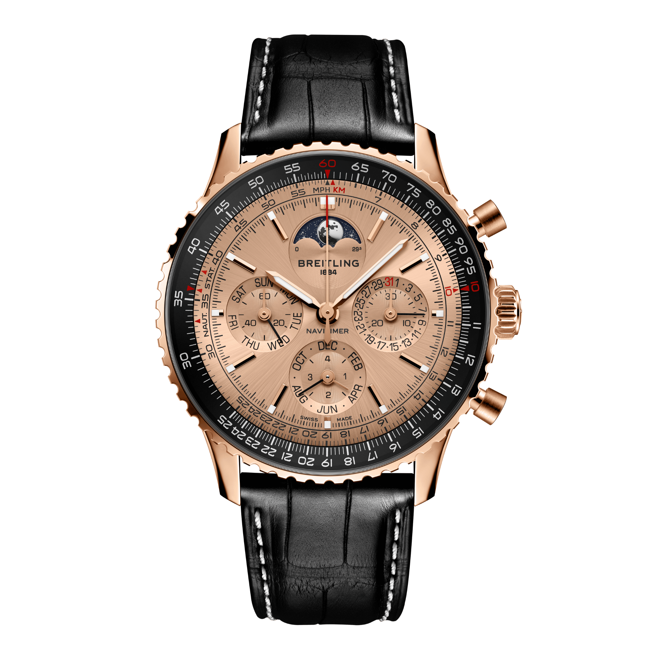 Breitling Navitimer B19 Chronograph 43 Perpetual Calendar 140th Anniversary automatic rose gold 43 mm