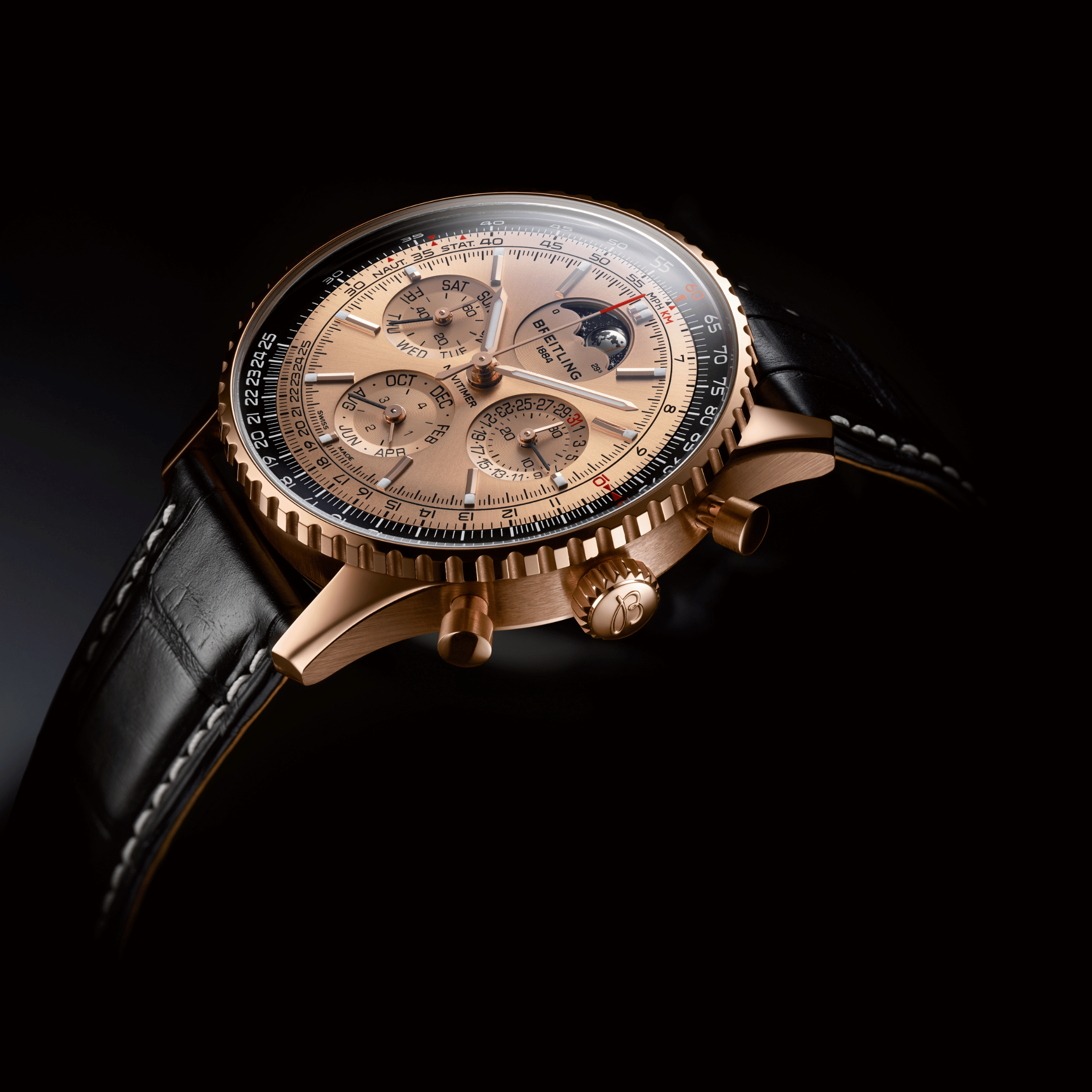 Breitling Navitimer B19 Chronograph 43 Perpetual Calendar 140th Anniversary automatic rose gold 43 mm