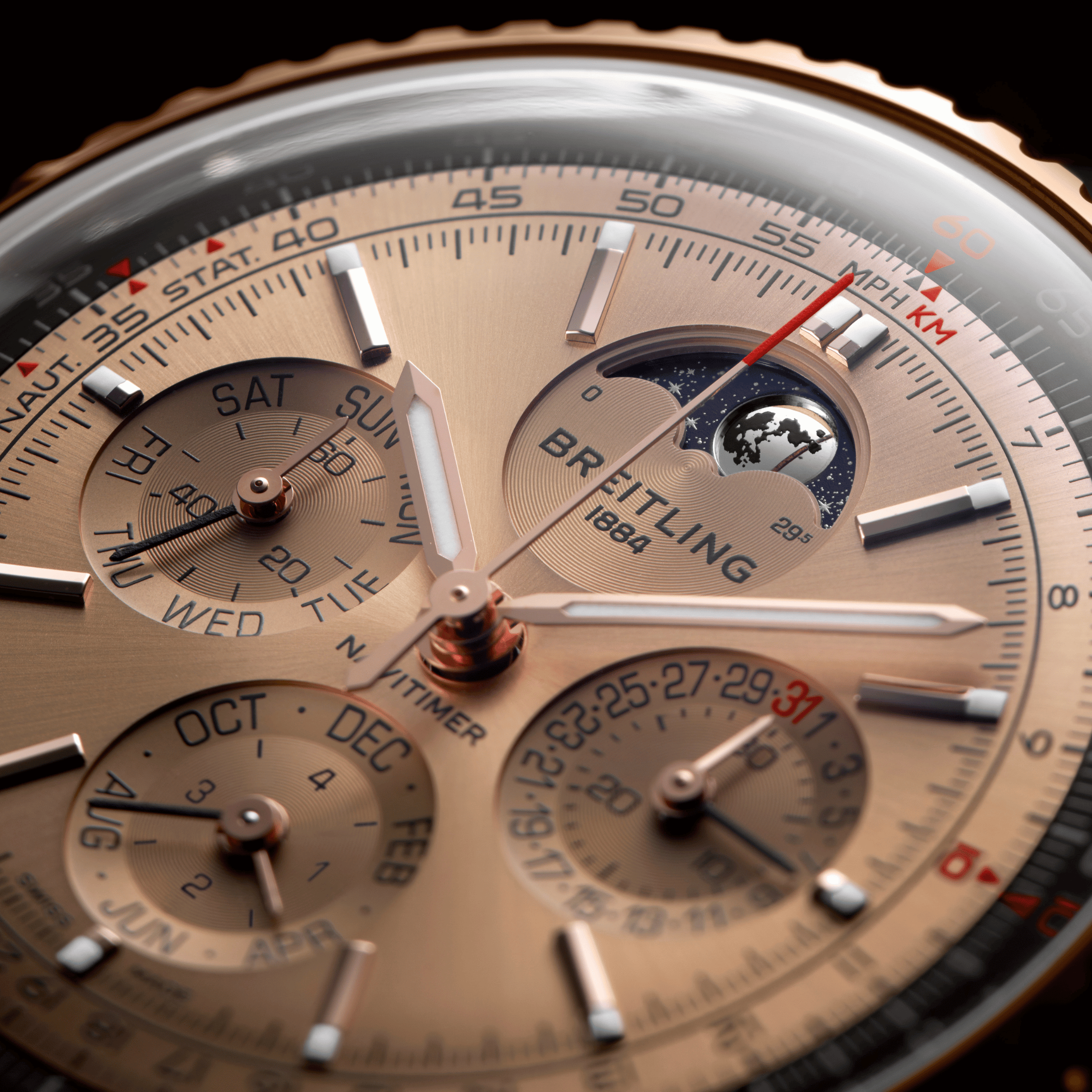 Breitling Navitimer B19 Chronograph 43 Perpetual Calendar 140th Anniversary automatic rose gold 43 mm