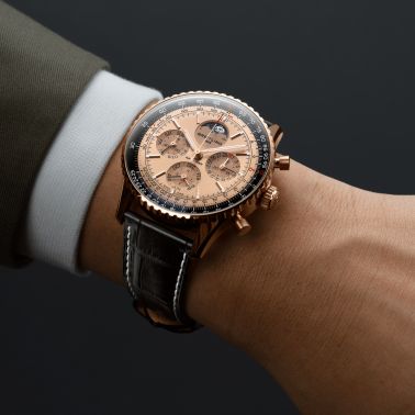 Breitling Navitimer B19 Chronograph 43 Perpetual Calendar 140th Anniversary automatic rose gold 43 mm