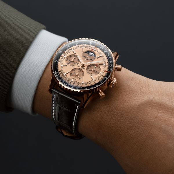 Breitling Navitimer B19 Chronograph 43 Perpetual Calendar 140th Anniversary automatic rose gold 43 mm
