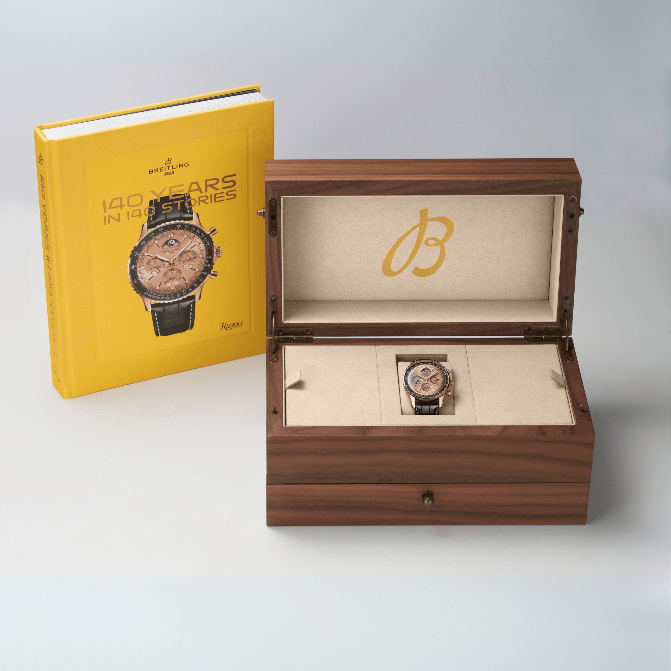 Breitling Navitimer B19 Chronograph 43 Perpetual Calendar 140th Anniversary automatic rose gold 43 mm