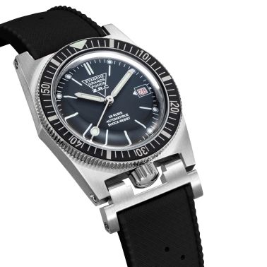 Montre ZRC GRANDS FONDS 300 HERITAGE cadran noir bracelet caoutchouc 39mm