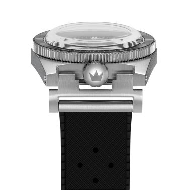 ZRC Grands Fonds 300 HERITAGE black dial rubber strap 38 mm