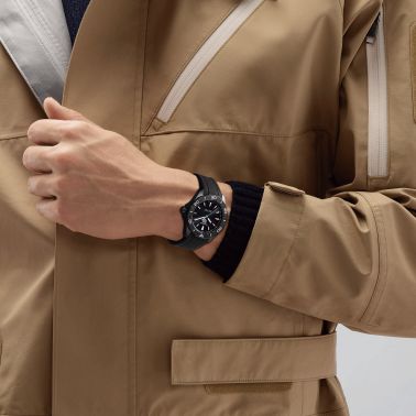 TAG Heuer Aquaracer Professional 200 Solargraph solar watch black dial black rubber strap 40 mm WBP1112.FT6199