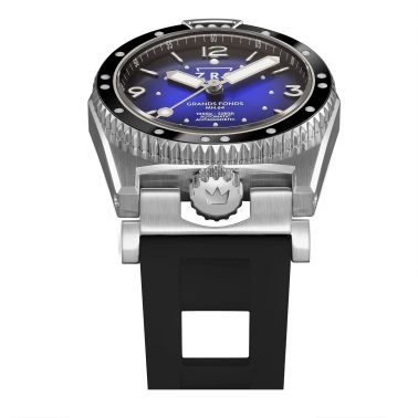 ZRC GRANDS FONDS 300 MN64 HETERIUM RUBBER automatic blue dial rubber bracelet 41,5 mm