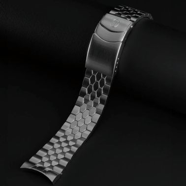 Montre Yema Superman Gilt CMM.10 automatique cadran gris bracelet acier 41 mm