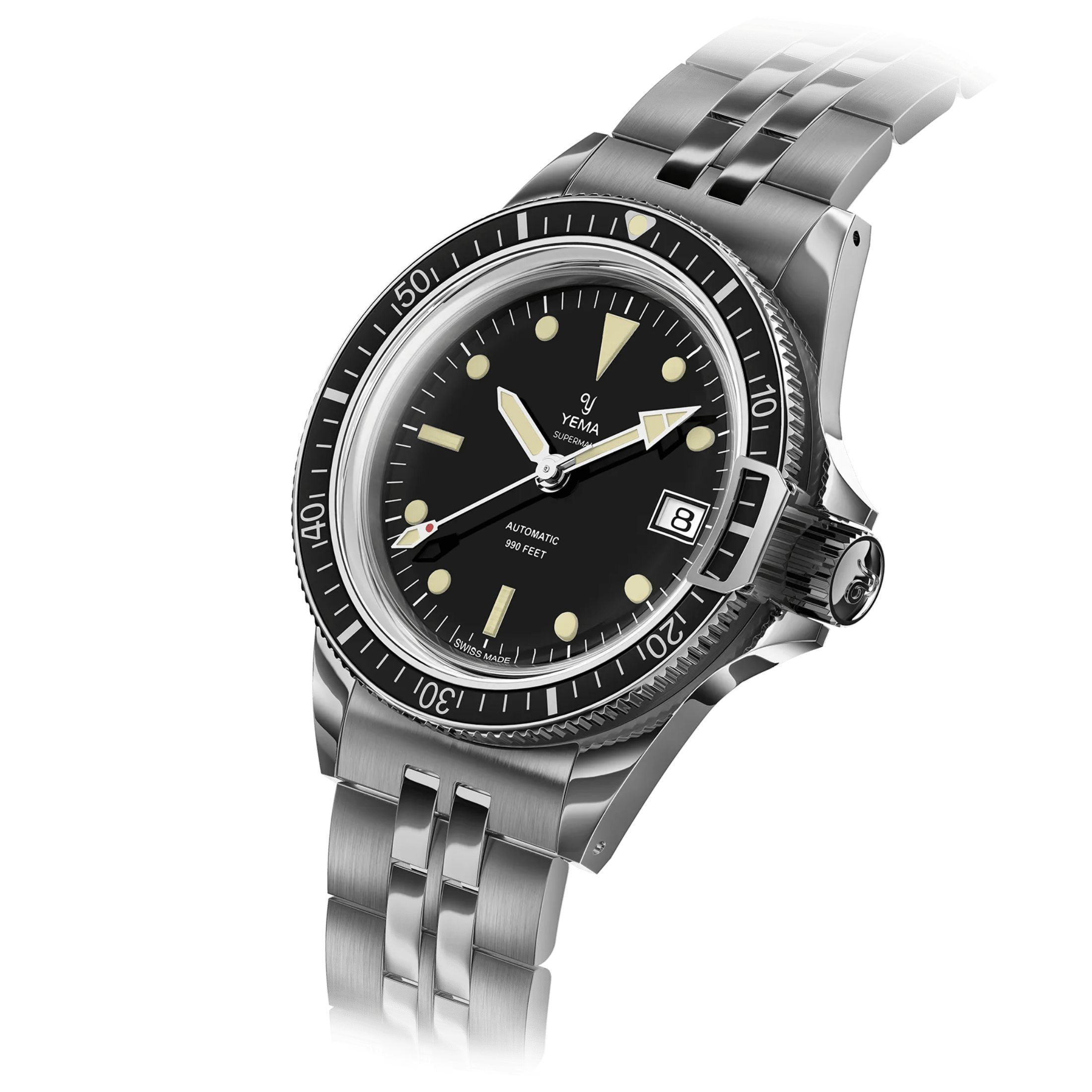Yema Superman Swiss Edition Black 41 mm YSUP25A41-AMS - Lepage