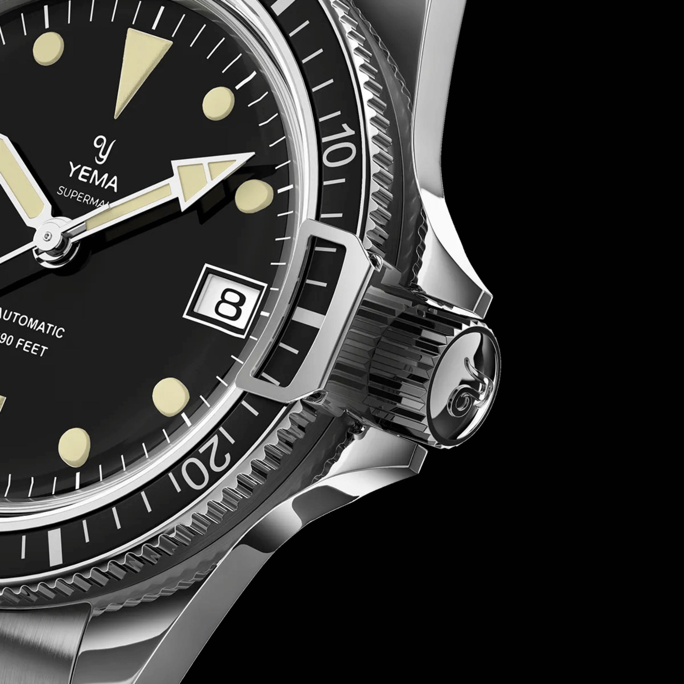 Yema Superman Swiss Edition Black 41 mm YSUP25A41-AMS - Lepage