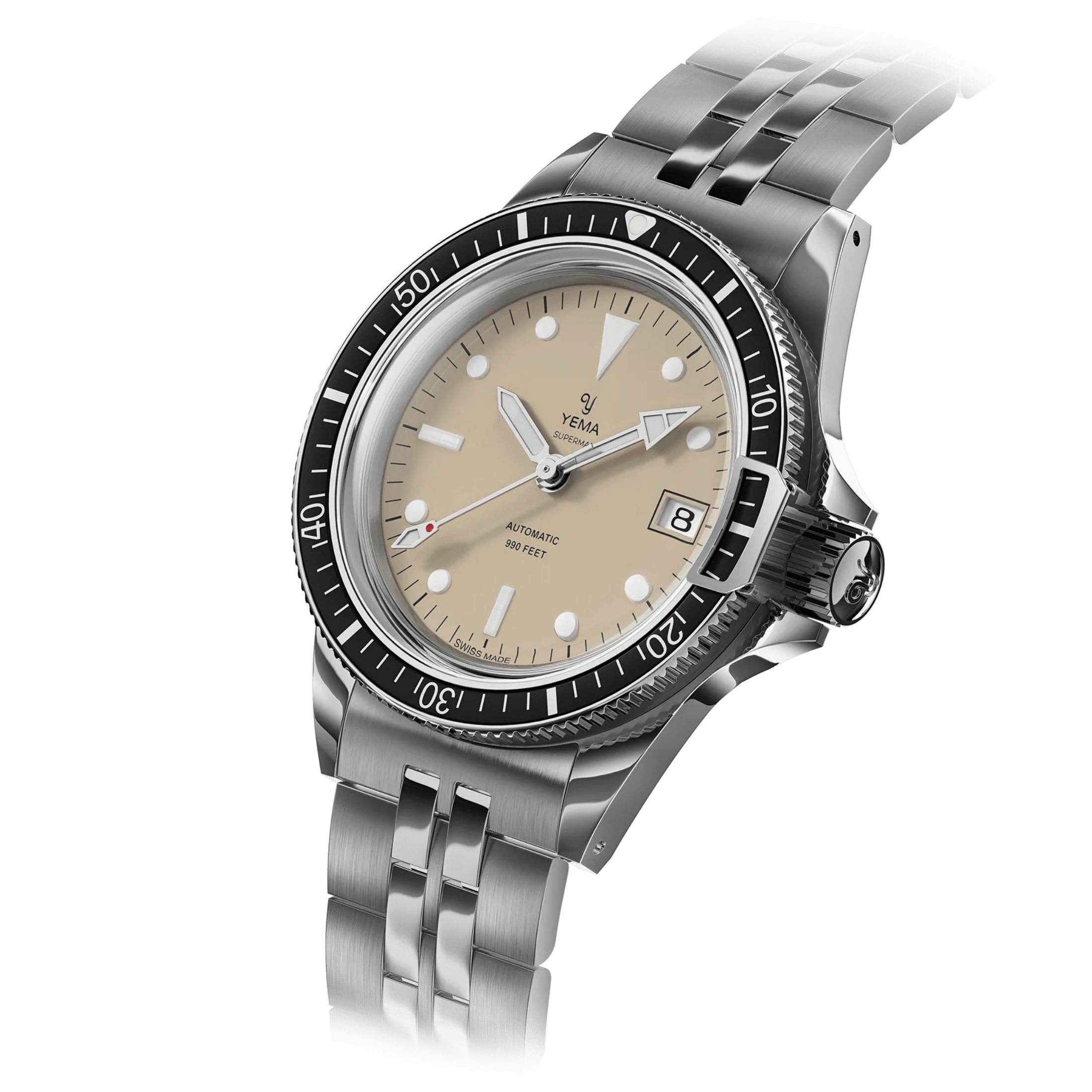 Yema Superman Swiss Edition Beige 39 mm YSUP25A39-EMS - Lepage