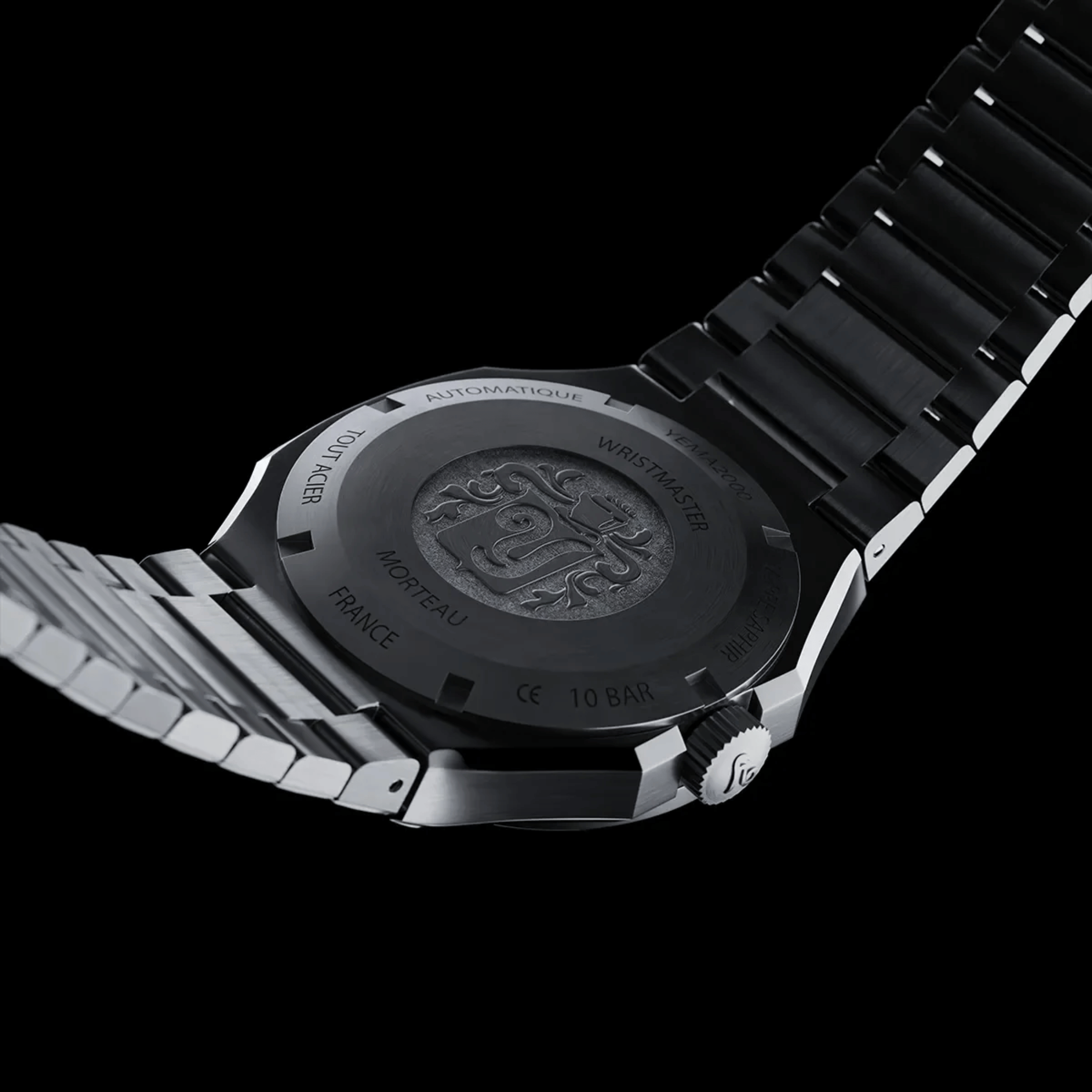 Montre Yema Wristmaster Traveller automatique cadran vert bracelet acier 39 mm