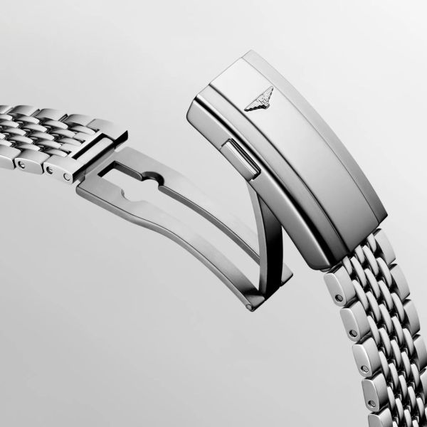 Montre Longines Legend Diver automatique cadran gris bracelet acier 39 mm