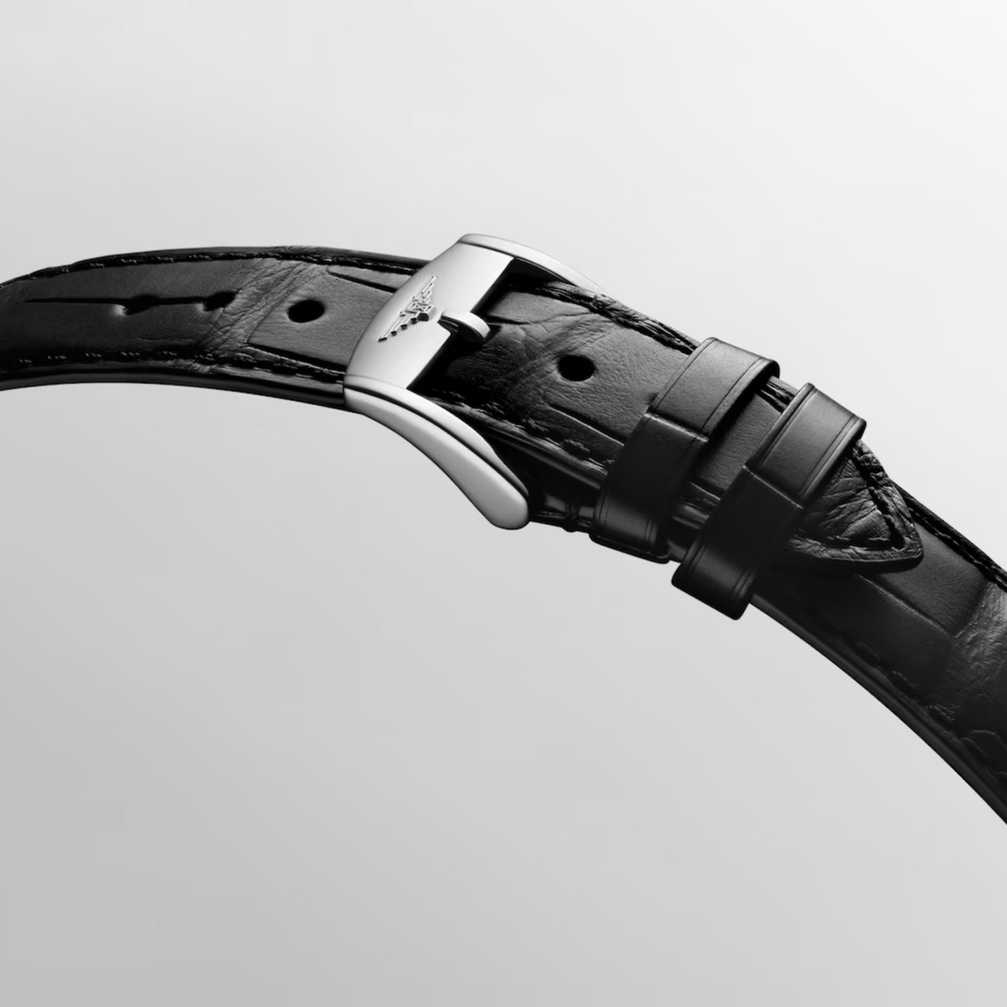 Montre Longines Flagship Heritage Phase de Lune automatique cadran vert bracelet noir 38,5 mm