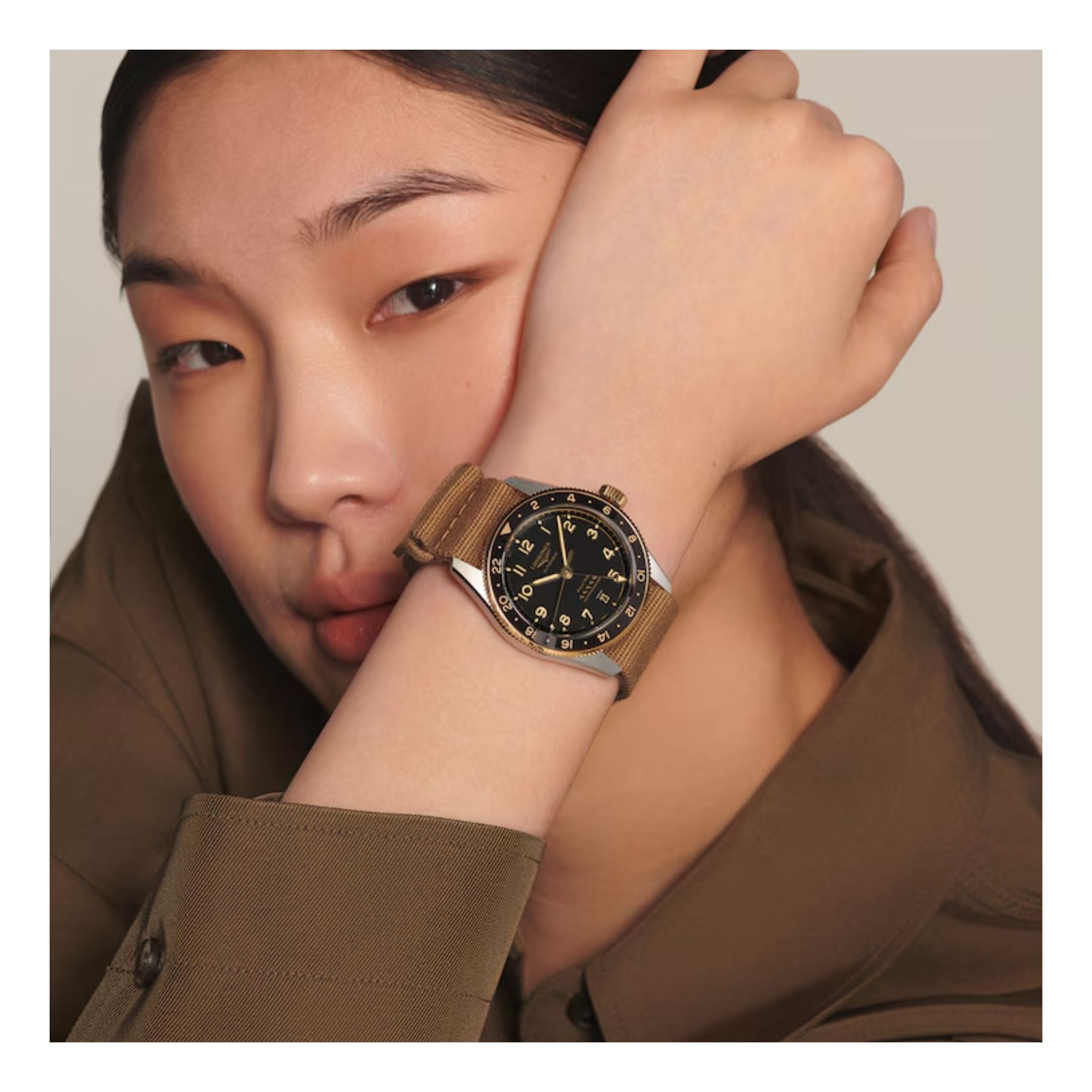 Longines Spirit Zulu Time Steel Gold Watch Lepage