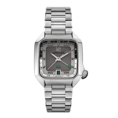 Montre March LA.B AM2 Slim GMT Automatique Millésime Mars 2025 cadran gris bracelet titane 36 mm